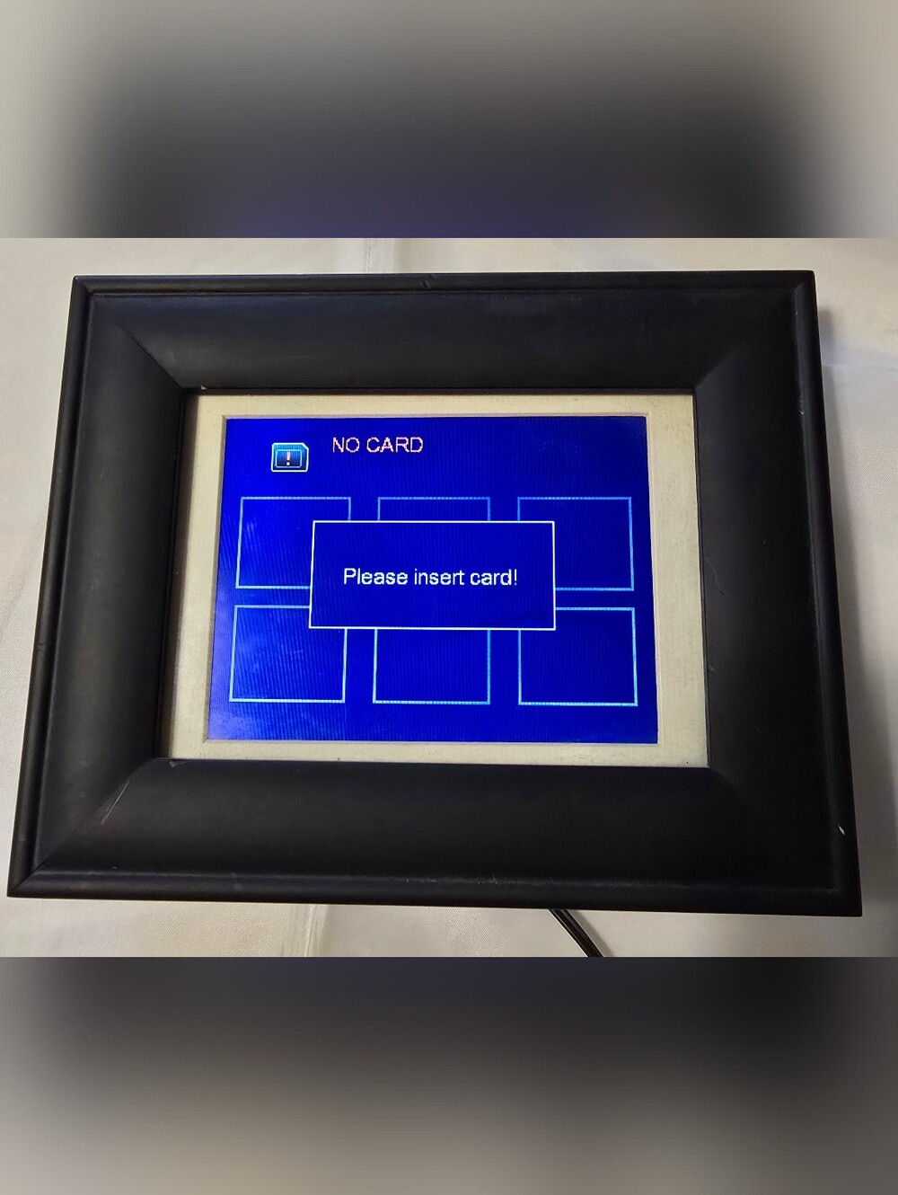 InVion 5.6” Digital Photo Frame DPF-5P106-IUS Black Tested Working w/ Power Cord